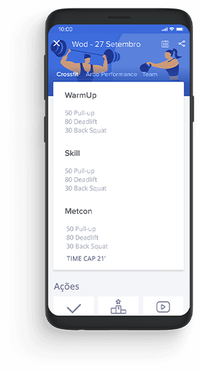 App para gestão de academia Tecnofit e app para alunos
